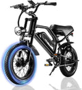 VDL Mountain Electric Bike for Teens/Adults, 16' Fat Tire Ebike, Wider Seat 500W Motor with Removable Battery, 20MPH, UP to 35 Miles Mountain Bike, Teenagers ebike for Riding&Commuting