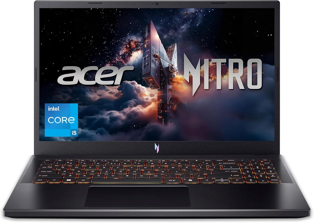 acer Nitro V Gaming Laptop | Intel Core i5-13420H Processor | NVIDIA GeForce RTX 4050 Laptop GPU | 15.6' FHD IPS 165Hz Display | 8GB DDR5 | 512GB Gen 4 SSD | Wi-Fi 6 | Backlit KB | ANV15-52-586Z