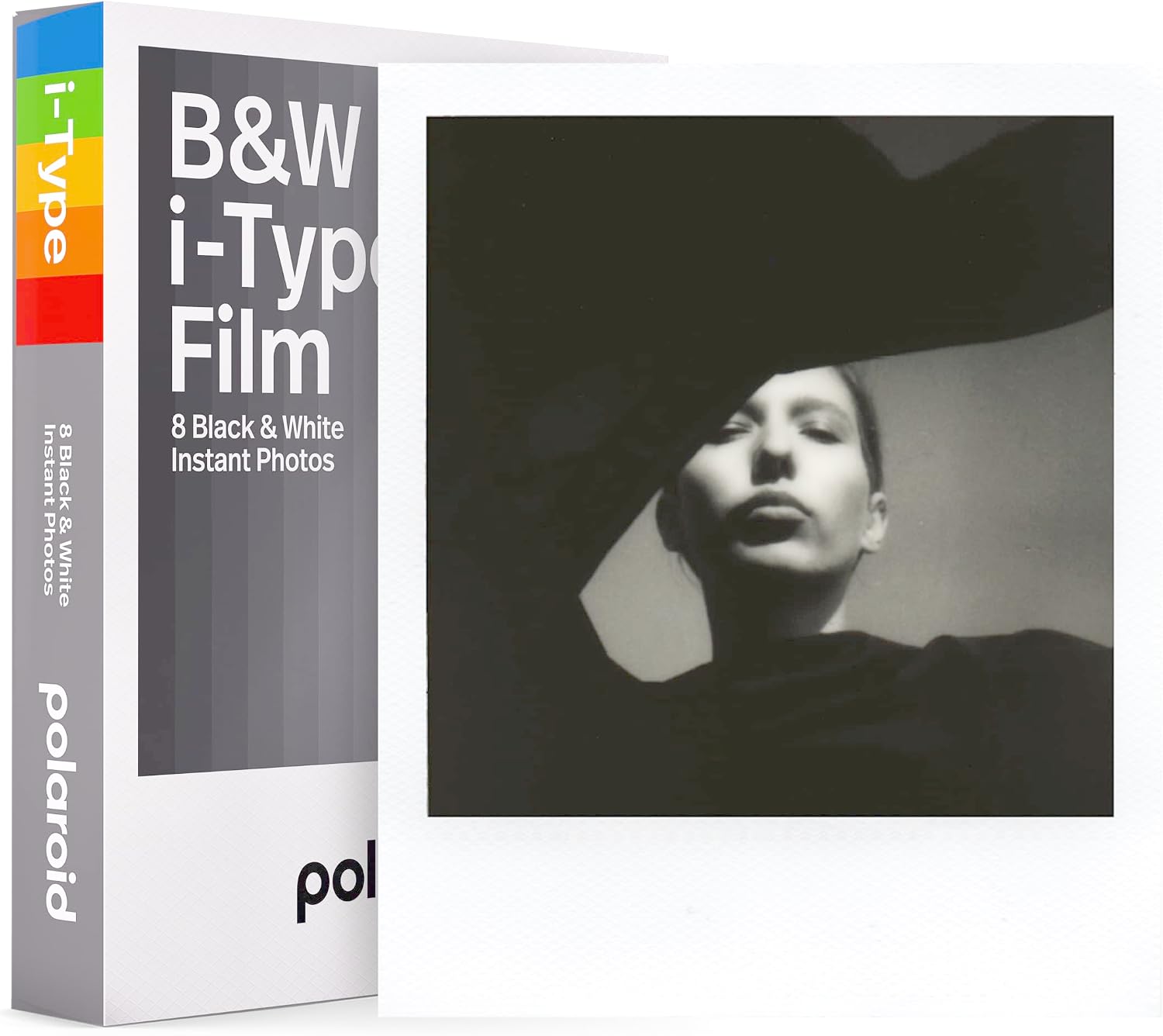 Polaroid B&W Film for I-Type 12 Pack, 96 Photos (6090)