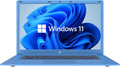 15.6″ Full HD Laptop – Intel Celeron N4020, 4 GB RAM, 64 GB SSD, Windows 11, Dual USB, Mini HDMI, Lightweight & Budget-Friendly - Blue