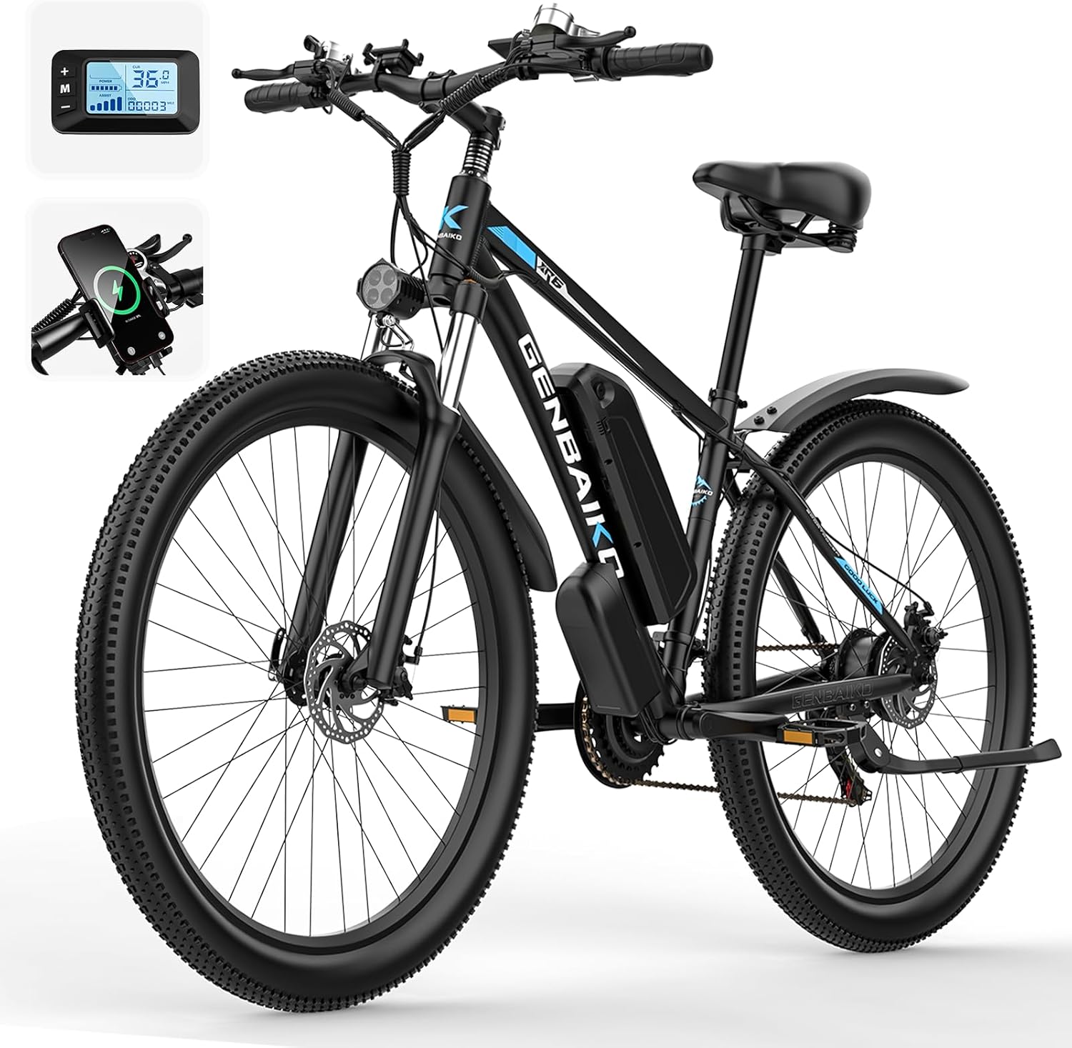 29' Electric Bike for Adults, Max 37MPH 2000W Peak 921.6WH Electric Mountain Bike, 80 Miles Ebike 21-Speed Gears, IP7 Waterproof E Bicycle E Bike for Commuter
