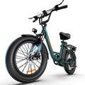 URLIFE 20'*3.0 Fat Tire Electric Bike for Adults, 28MPH 48V, 80-Mile, 7-Speed & Suspension, Adjustable Seat for Adults and Teens, UL 2849