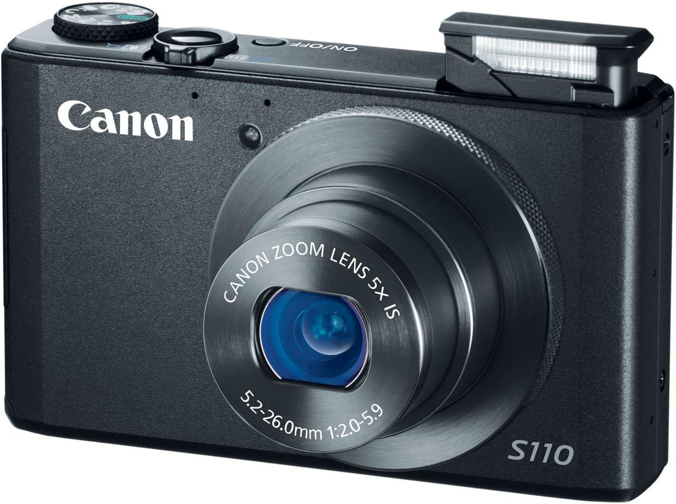 Canon PowerShot S110 12MP Digital Camera with 3-Inch LCD (Black)