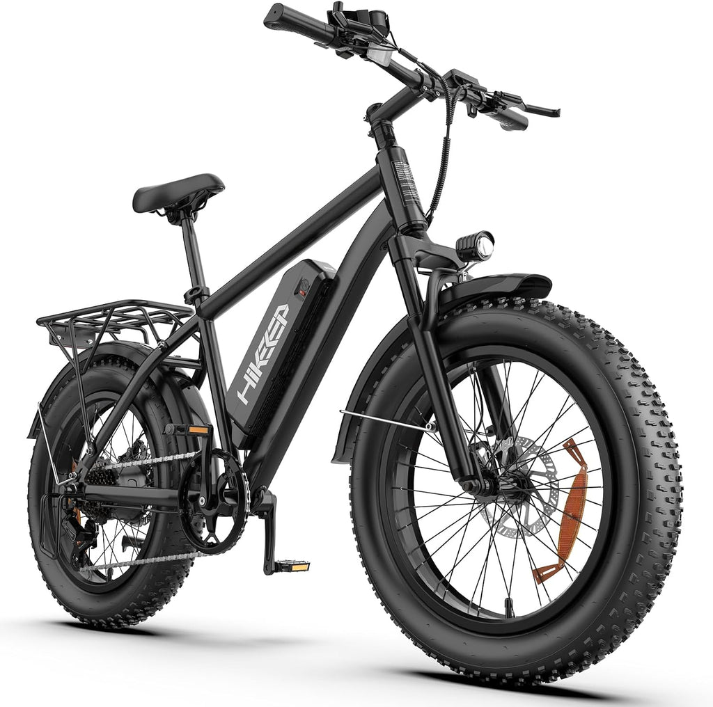Electric Bike for Adults - 26' Ebike, 48V/7.8AH/15.6AH/25Ah Battery, 20-40MPH, Full Suspension, LCD Display, Adjustable Seat & Heavy-Duty 330lbs E-Bike
