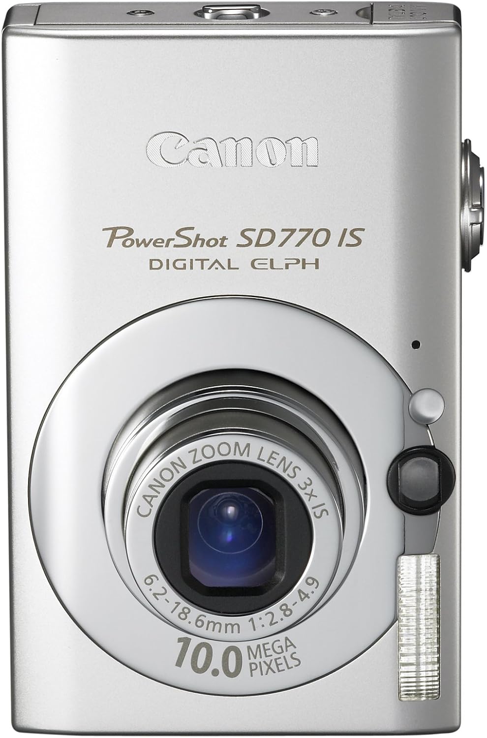 Canon PowerShot SD770 IS 10MP Digital Camera with 3x Optical Image Stabilized Zoom (Silver)