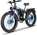 Peak 8000w Electric Bike for Adults, 60V Battery Ebike, Fat Tire & Long Range Electric Bicycles, 210Nm Mountain Bike Full Suspension, Hydraulic Brake Electric Bicycle