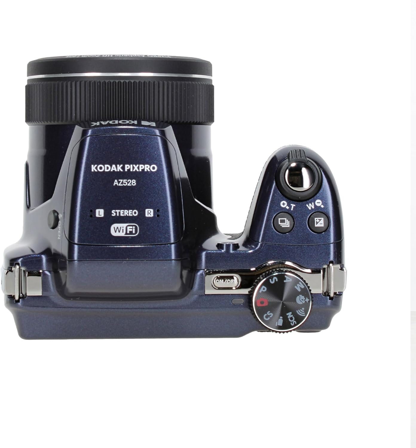 KODAK PIXPRO AZ528 Astro Zoom BSI-CMOS Bridge Vlogging Digital Camera 16MP 52X 1080p Wi-Fi (Midnight Blue) Bundle with 32GB Memory Card + Vlogger Tripod + Bag + Cleaning Kit + More Accessories