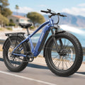 QRONGE Electric Bike for Adults 1800W Peak, Adult Electric Bicycles, 26' Fat Tire Ebike, 28MPH(PAS Mode) Electric Mountain E Bike, Up to 70 Miles, 7 Speed