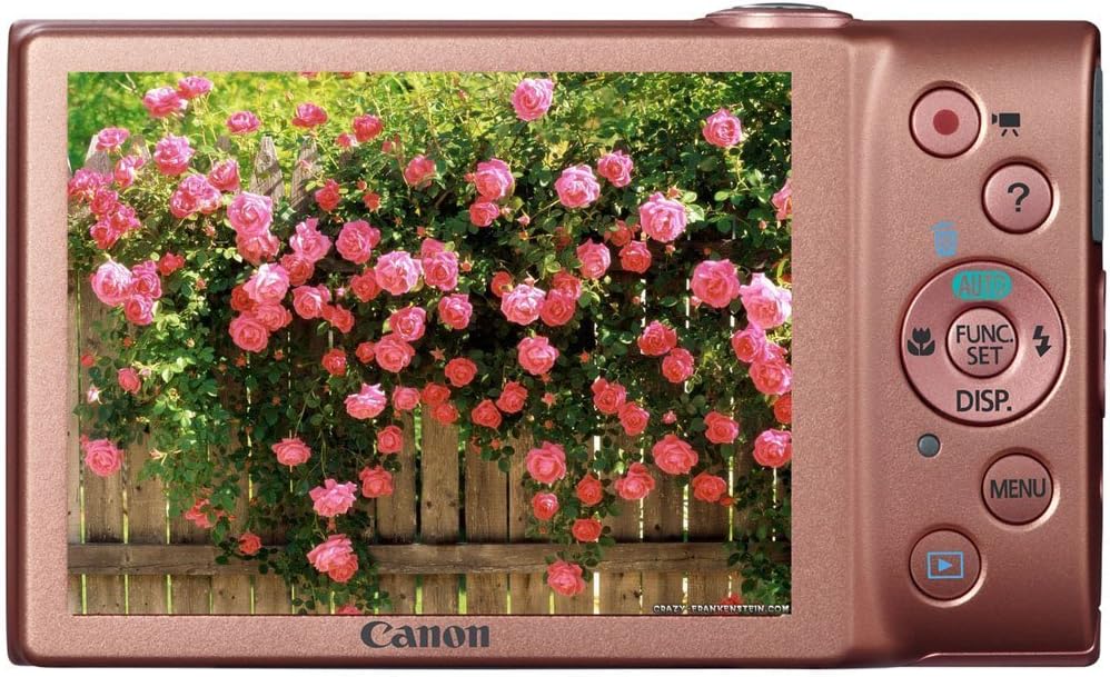 Canon PowerShot A4000 is 16.0 MP Digital Camera with 8X Optical Image Stabilized Zoom 28mm Wide-Angle Lens with 720p HD Video Recording and 3.0-Inch LCD (Pink)