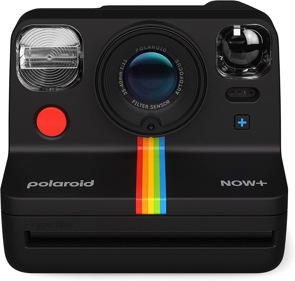 Polaroid Now+ 2nd Generation I-Type Instant Film Bluetooth Connected App Controlled Camera - Black (9076)