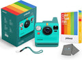 Polaroid Now 3rd Generation i-Type Instant Camera + 8 i-Type Color Film Bundle, Teal, Polaroid Camera Bundle with a Lumintrail Lens Cleaning Cloth