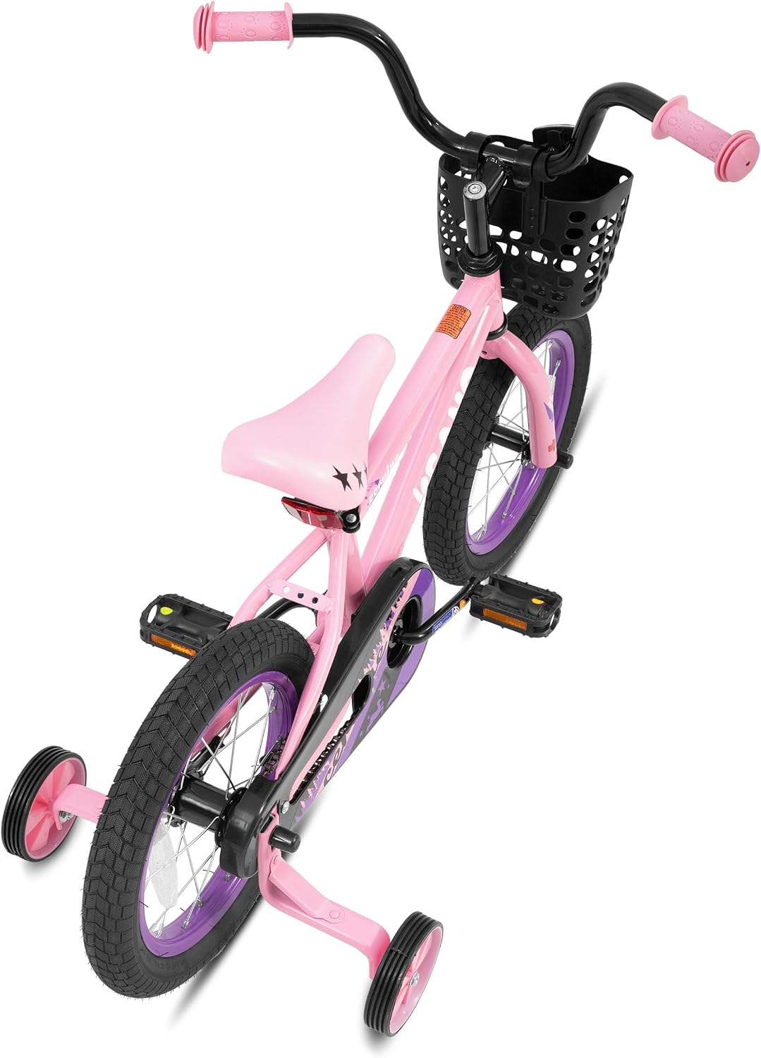 KEANO Cervine 14 16 20 Inch Kids Bike for Boys Girls Ages 3-10 Years, 14 16 Inch Toddler BMX Bikes with Training Wheels and Basket, 20 in Children Bicycles with Kickstand