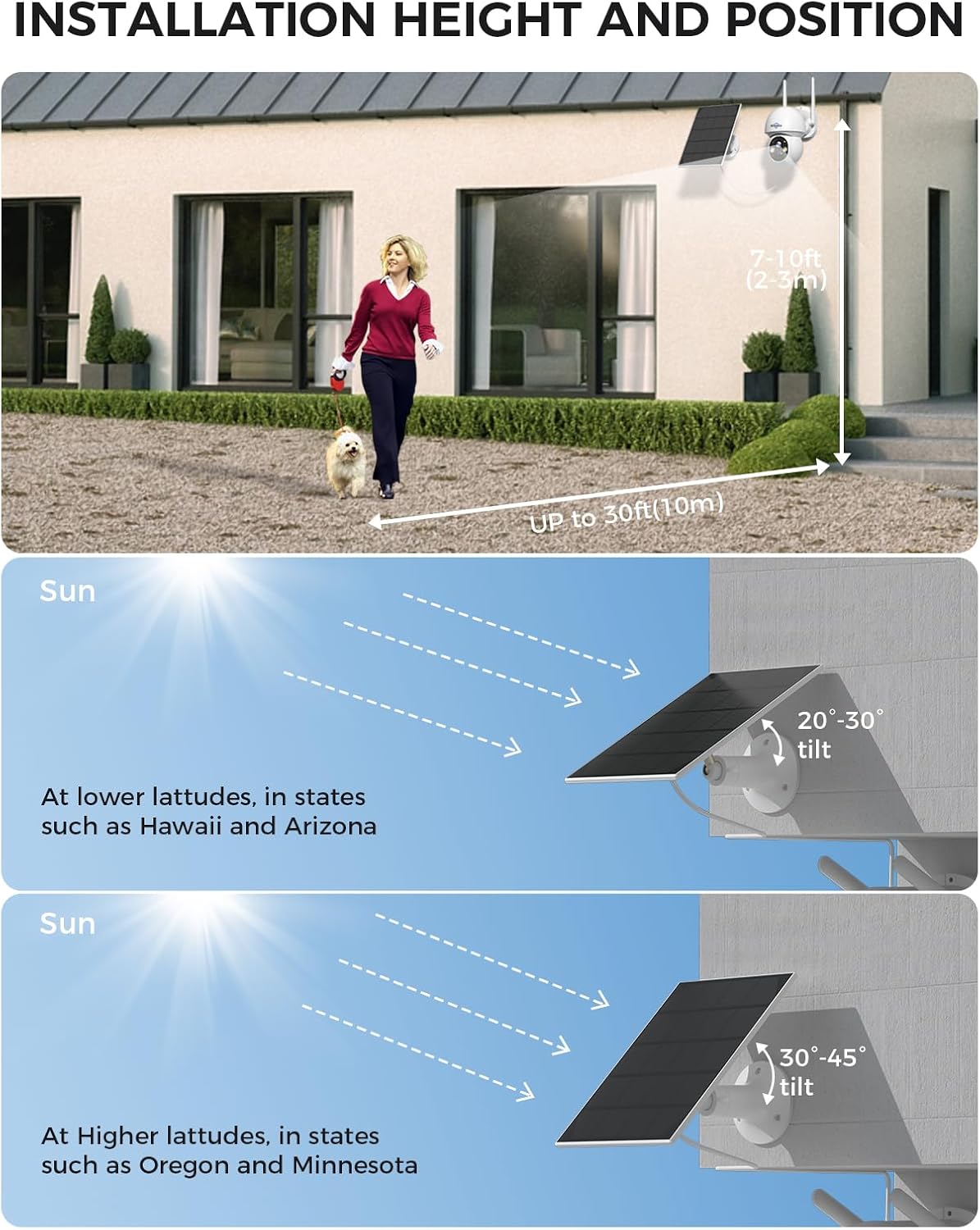 Hiseeu Solar Camera Wireless Outdoor, Home Security Camera System, 2.4G & 5G WiFi, Solar-Powered 4MP 4 Cam-Kit, Color Night Vision, 360° View, Pan & Tilt, 1TB HDD Local Recording, No Subscription