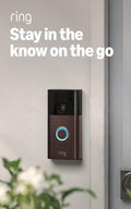 Ring Battery Doorbell, Home or business security with Head-to-Toe video, Live View with Two-Way Talk, and Motion Detection & Alerts, 2-pack, Venetian Bronze