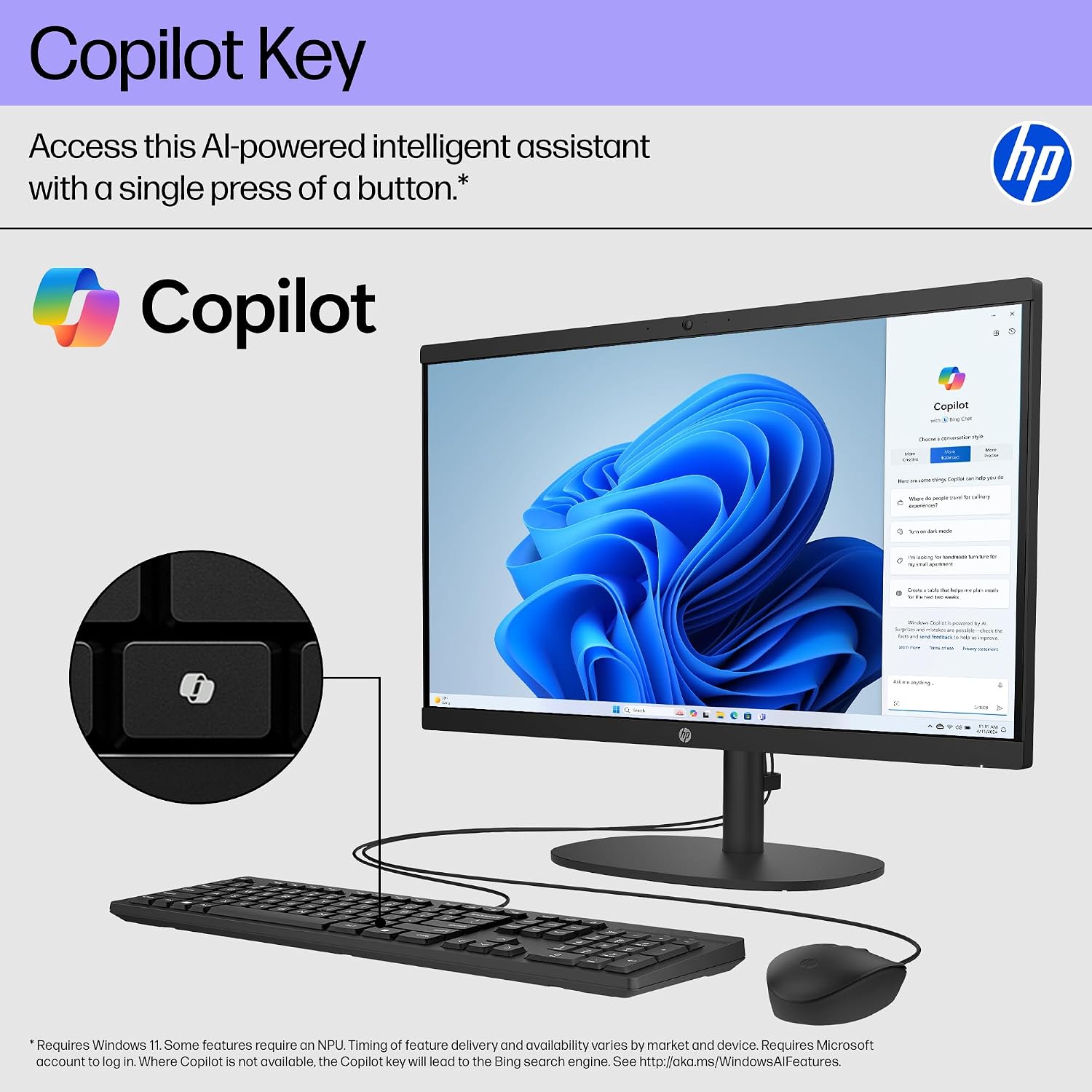 HP 21.45 inch All-in-One Desktop PC, FHD Display, Intel Processor N200, 8 GB RAM, 512 GB SSD, Intel UHD Graphics, Windows 11 Home, Jet Black, 22-dg0340 (2025)