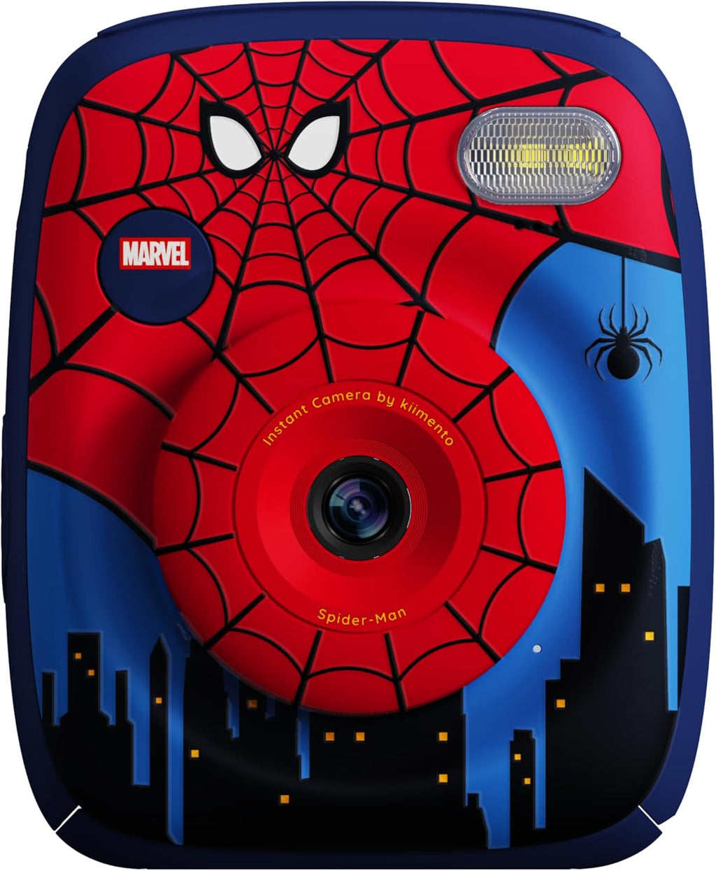 Spider-Man Official Licensed Instant Print Digital Camera, 48MP Photo, 1080p Video, 5-Sec Ink-Free Prints, Selfie & Creator Mode, 32GB SD Card (Model P2) by kiimento