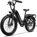 SASIKEIBIKE 1500W Motor Peak Electric Bike for Adults and Teenagers, 48V 20AH Removable Battery Step Thru EBike,80 Miles Max Range, 24' Fat Tire Adult Electric Bicycles for 7 Speed