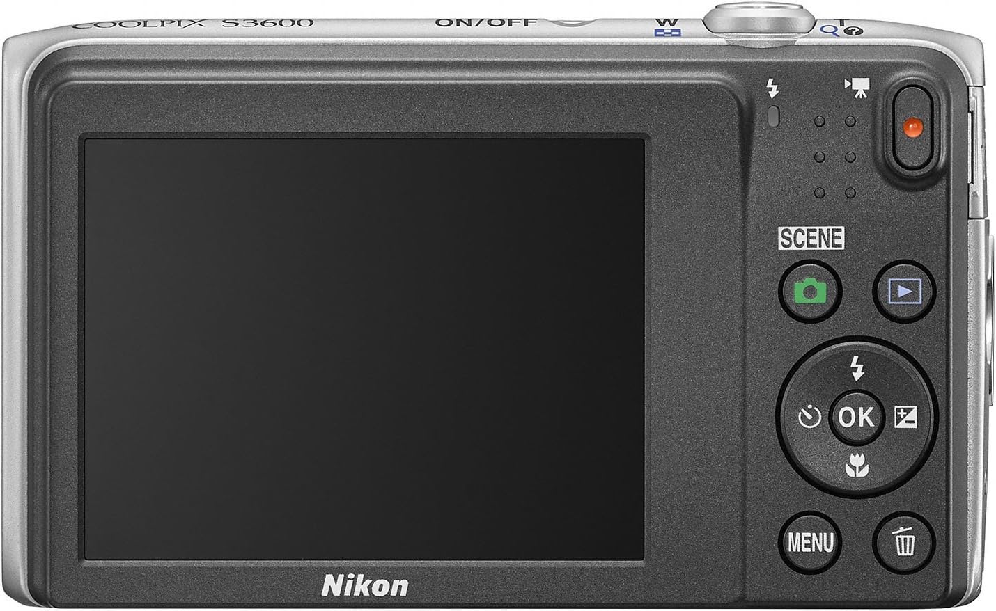 Nikon Coolpix S3600 ( 20.48 MP,8 x Optical Zoom,2.7 -inch LCD )