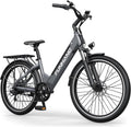 Funhang Electric Bike for Adults, 1000W Peak Ebike, 50Miles 20MPH Step Thru Electric Bicycle, 26' Commuter E Bikes with 48V Built-in Removable Battery, Adjustable Stem, 7-Speed, UL 2849 Certified