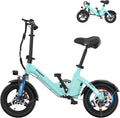 Bodywel Electric Bike for Adults, 14'/16''/20'' Ebike for Commuting, 750W/1500W Peak Motor Electric Bicycles, Foldable EBikes for Adults and Teens