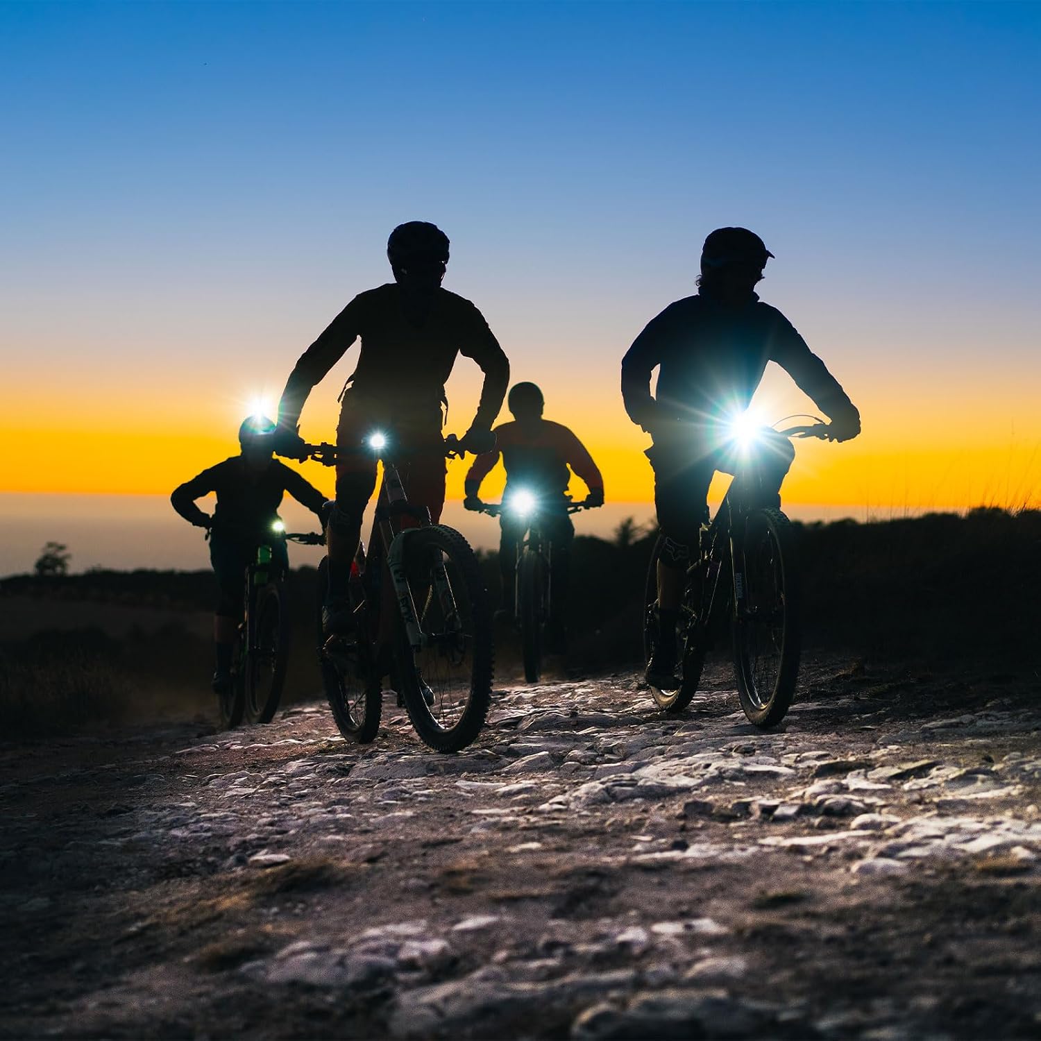 LEZYNE Super Drive Bicycle USB Rechargeable IPX7 White LED Front Light with Multiple Solid & Flash Modes | Integrated Silicone Rubber Strap Mount | Smart Connect