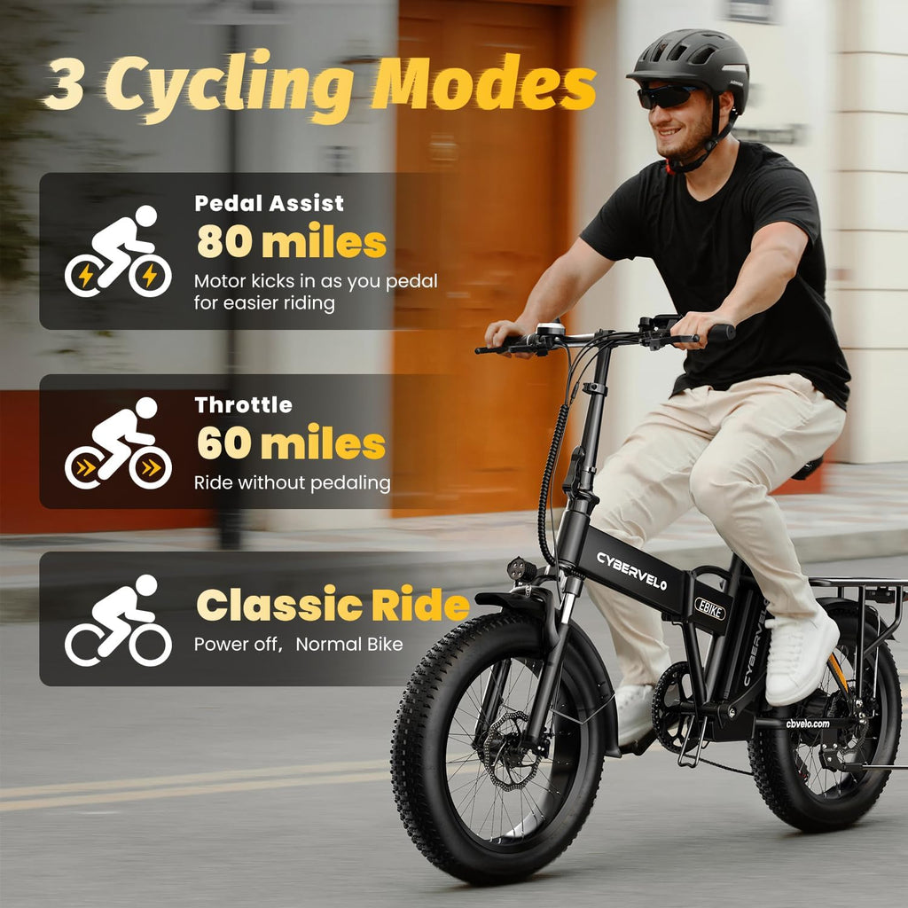 1000 Peak Electric Bike for Adults,up 80 Miles Removable Battery Ebike, 20' Electric E Bike with 7-Speed,Adult Electric Bicycles for Commute Beach Snow All Terrain