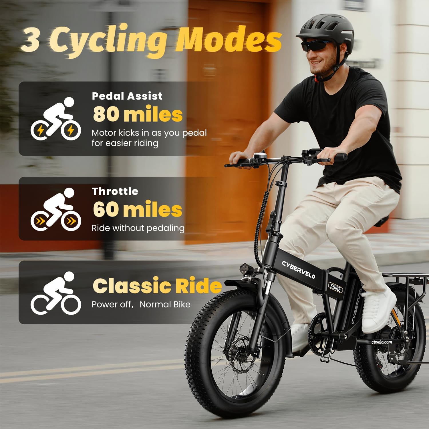1000 Peak Electric Bike for Adults,up 80 Miles Removable Battery Ebike, 20' Electric E Bike with 7-Speed,Adult Electric Bicycles for Commute Beach Snow All Terrain