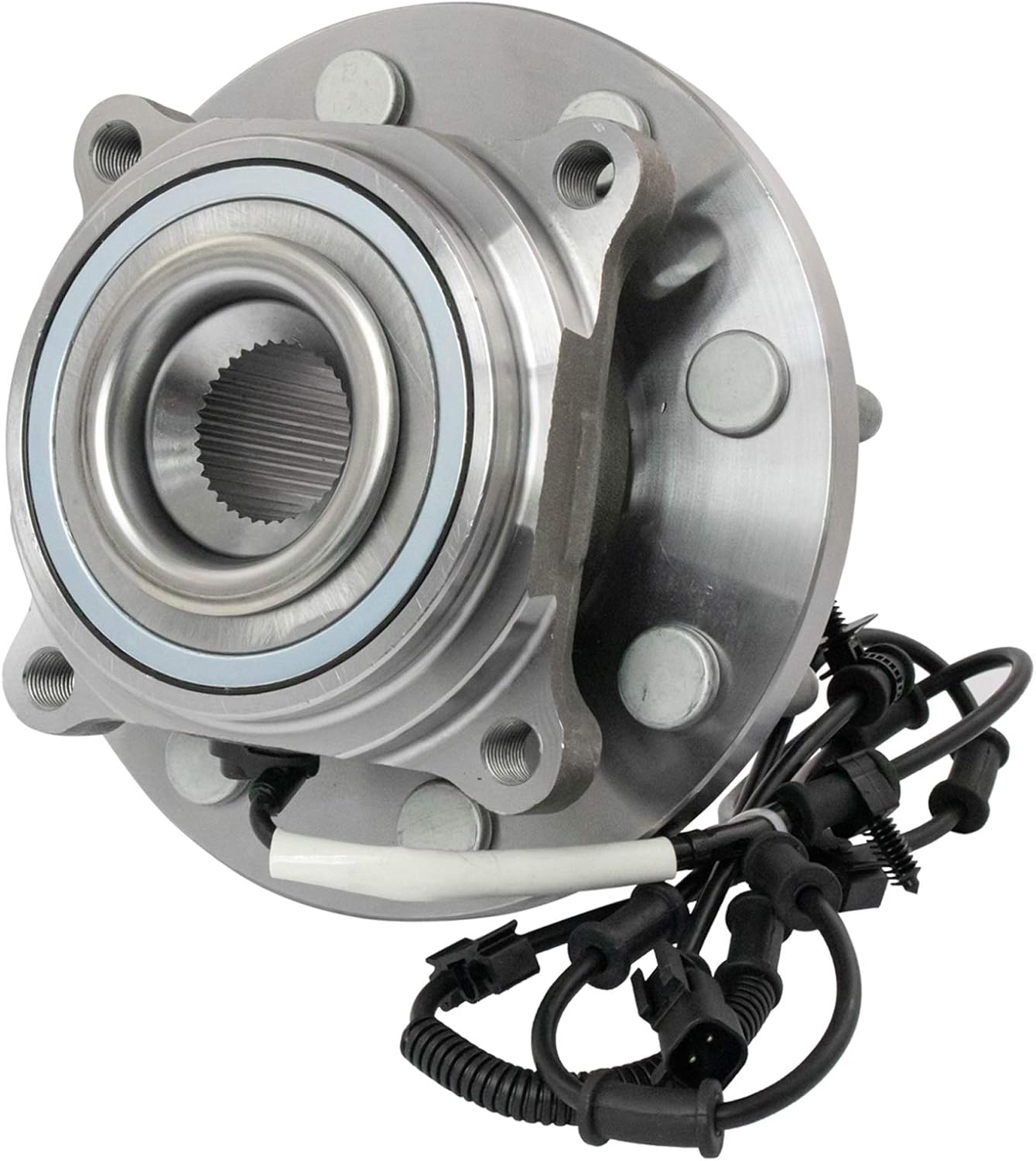 TRQ Front Left and Right Wheel Bearing and Hub Assembly Set 2 Piece Compatible with 14-18 Ram 2500 15-18 3500 2014 3500 Regular Cab 4WD 2014 3500 Cab and Chassis 4WD 2014 3500 Cab and Chassis RWD