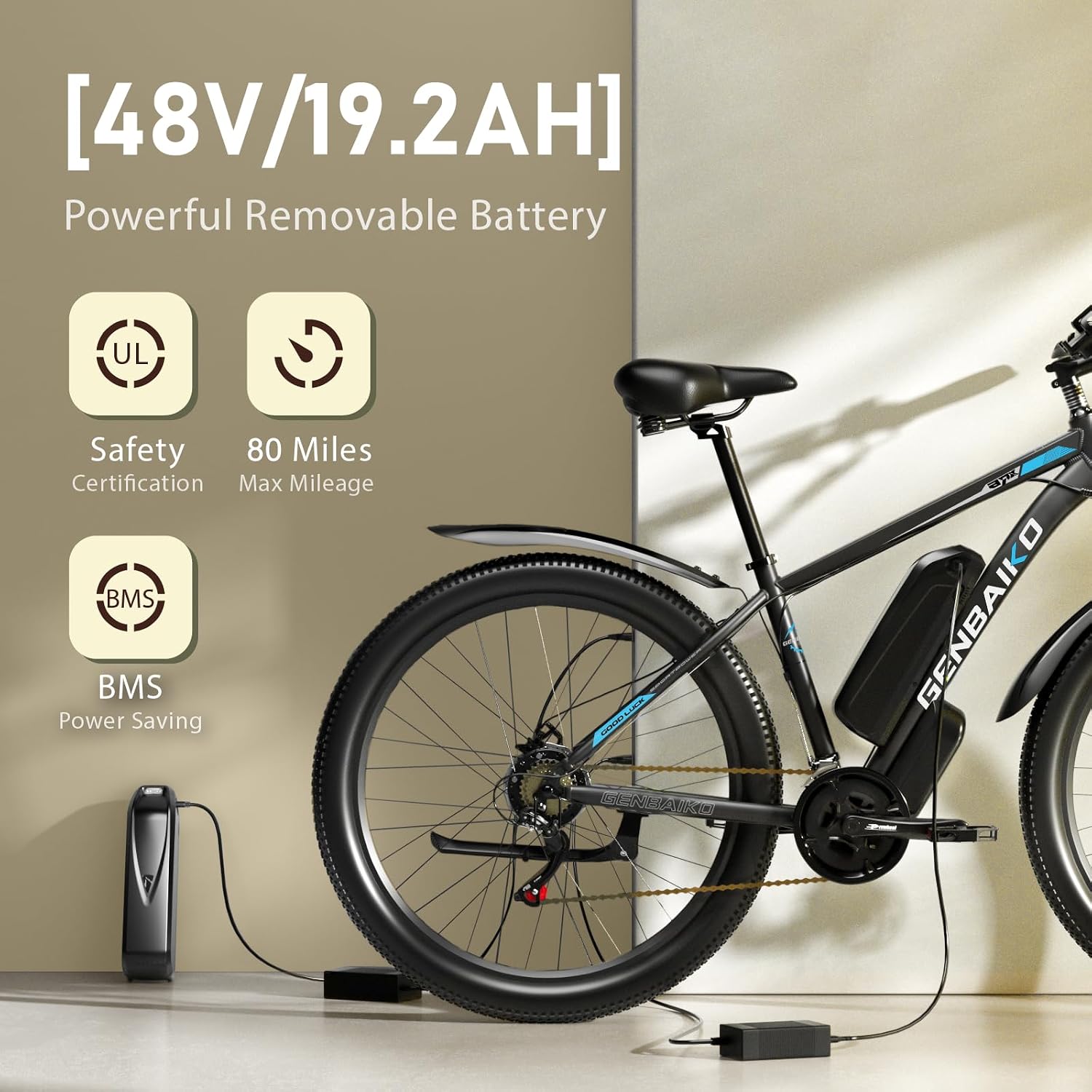 29' Electric Bike for Adults, Max 37MPH 2000W Peak 921.6WH Electric Mountain Bike, 80 Miles Ebike 21-Speed Gears, IP7 Waterproof E Bicycle E Bike for Commuter