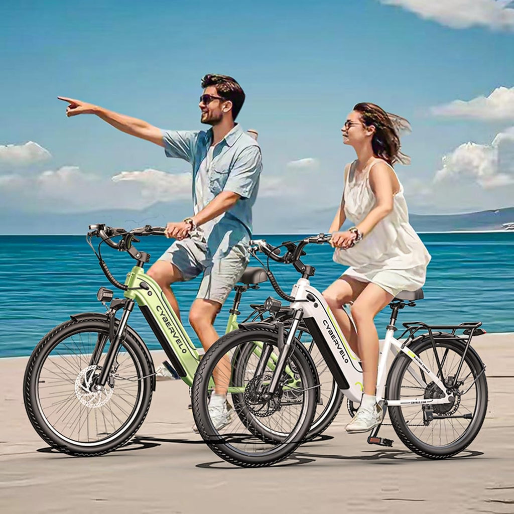 YorkE 26' Electric Bike for Adult,1000W Peak, up 80 Miles Removable Battery Ebike,Adult Electric Bicycles for All Terrain,Men Women E Bike, 7-Speed