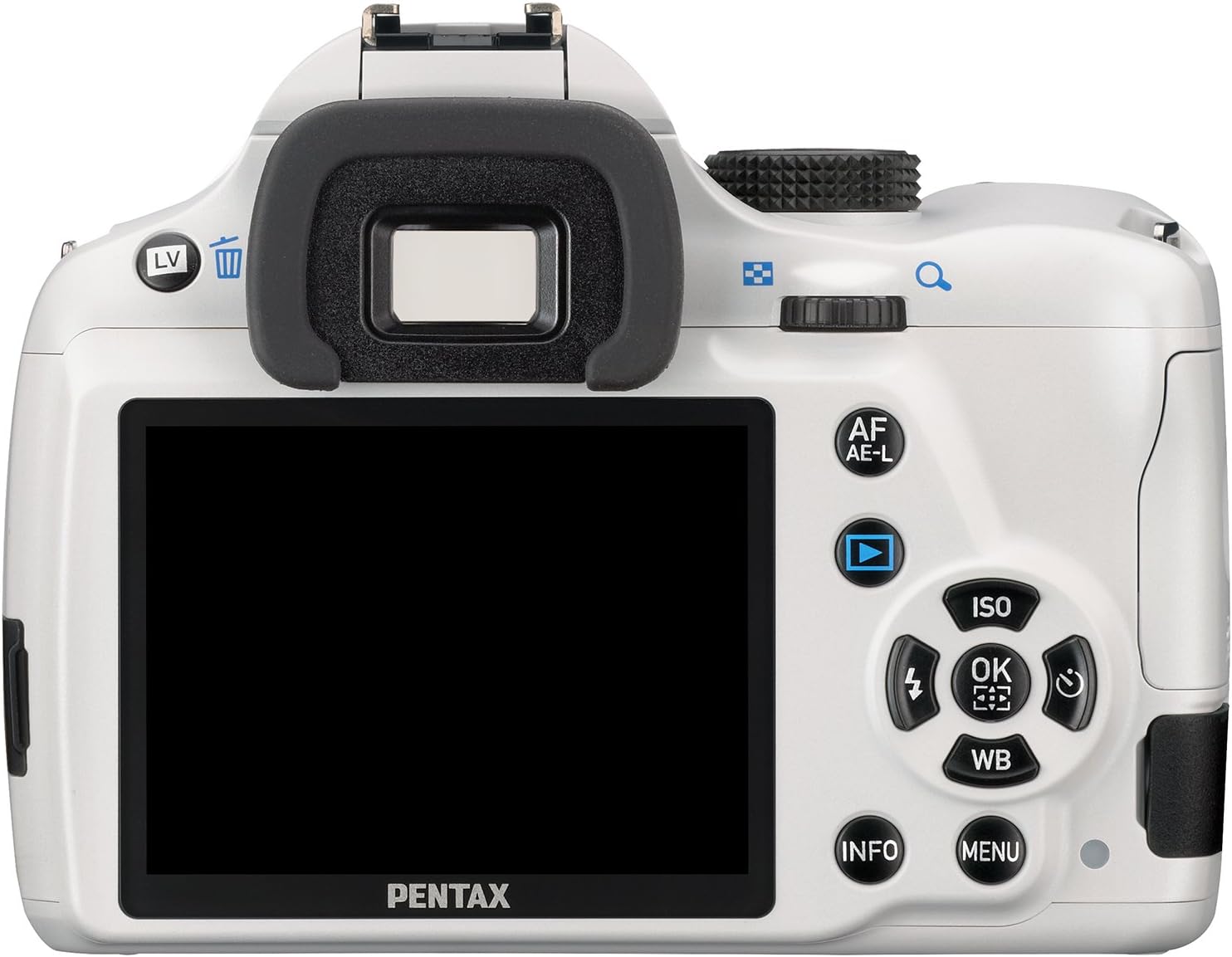 Pentax K-50 16MP Digital SLR Camera with 3-Inch LCD - Body Only (White)