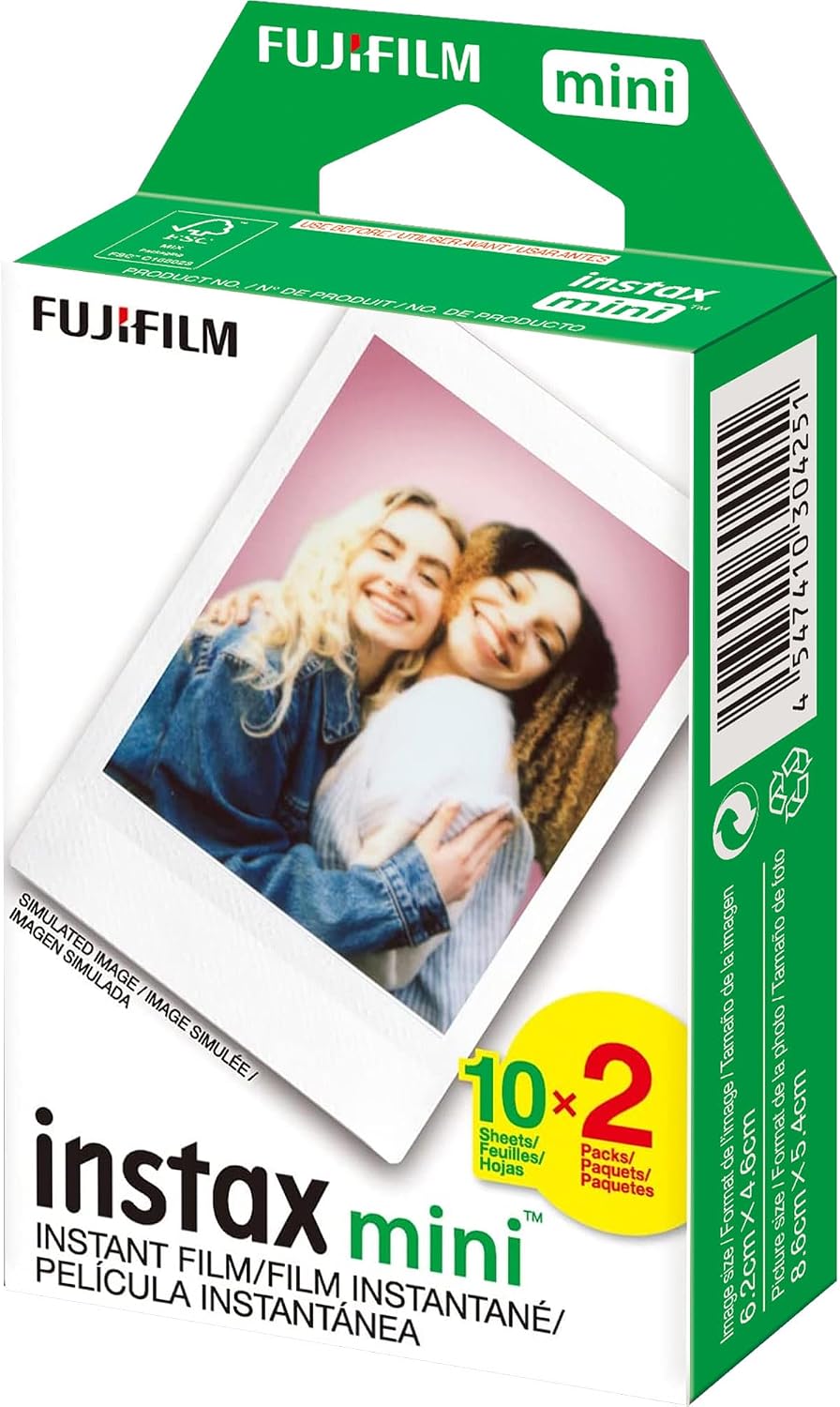 Fujifilm Instax Mini Instant Film for Fujifilm 7s 8 9 11 25 70 SP-1 SP-2 Camera Printer (100 Films)