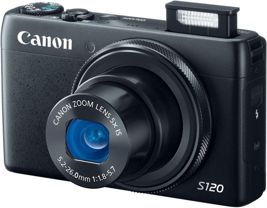 Canon PowerShot S120 Digital Camera w/ 12.1 MP 1/1.7 Inch Sensor & Wi-Fi Enabled Black