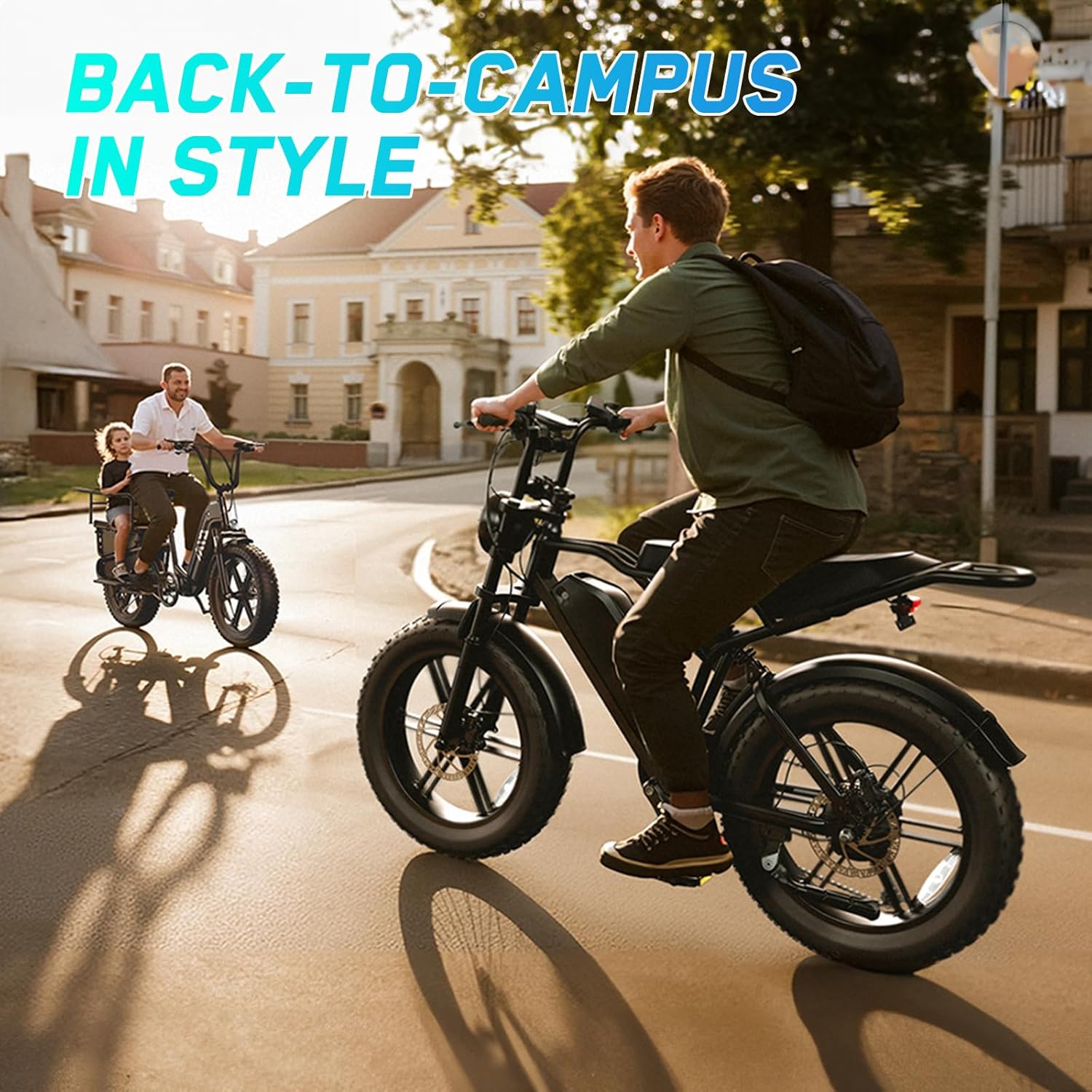 TST Electric Bike for Adults, 1500W Peak Motor 60/100 Miles Fat Tire Ebike with 48V 15Ah/25Ah Removable Battery 20' Fat Tire Electric Dirt Bike Full Suspension and 7-Speed