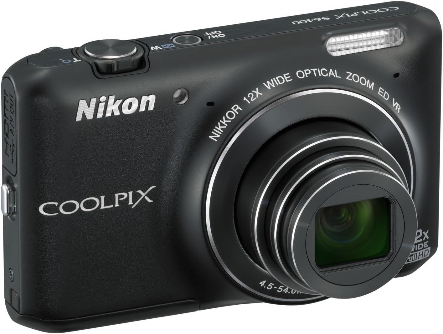 Nikon COOLPIX S6400 16 MP Digital Camera with 12x Optical Zoom and 3-inch LCD (Black) (OLD MODEL)
