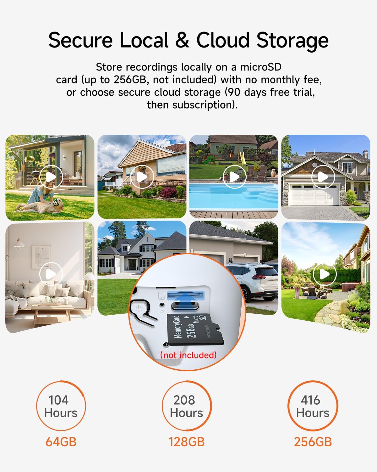 4 Pack 2.5K Security Camera Wireless Outdoor, 2.4G WiFi Battery Powered Outdoor Camera, Magnetic Mount Cameras for Home Security, Color Night Vision, Spotlight, Siren Alarm, 2-Way Talk