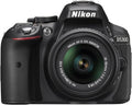 Nikon D5300 24.2 MP CMOS Digital SLR Camera with 18-55mm f/3.5-5.6G ED VR II Auto Focus-S DX NIKKOR Zoom Lens, Built-in WiFi and GPS - Black (Renewed)