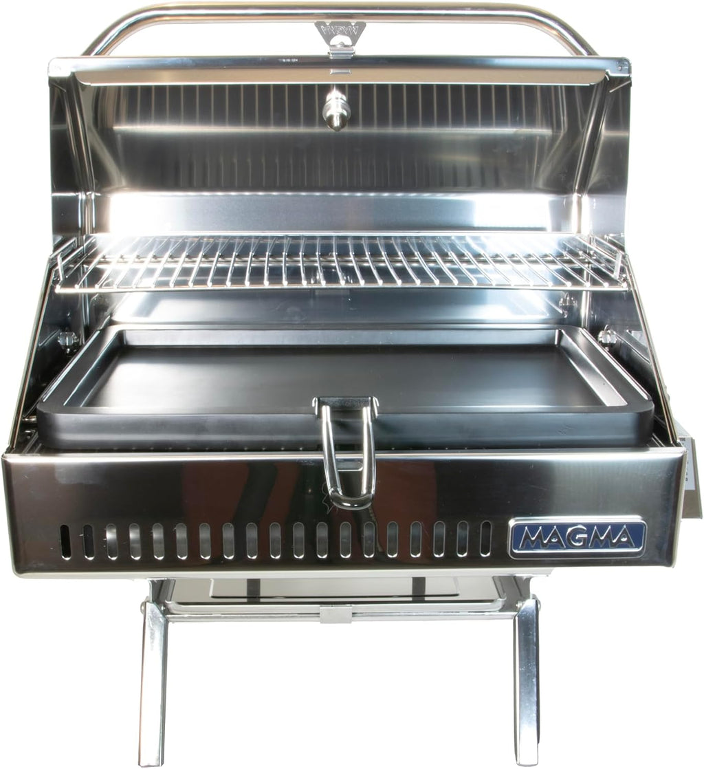 Magma A10-197-2 Reversible Griddle for 12'x18' Grill Surface | Cast Aluminum Grill Griddle | Non-Stick Cooking Surface | Portable BBQ Accessory