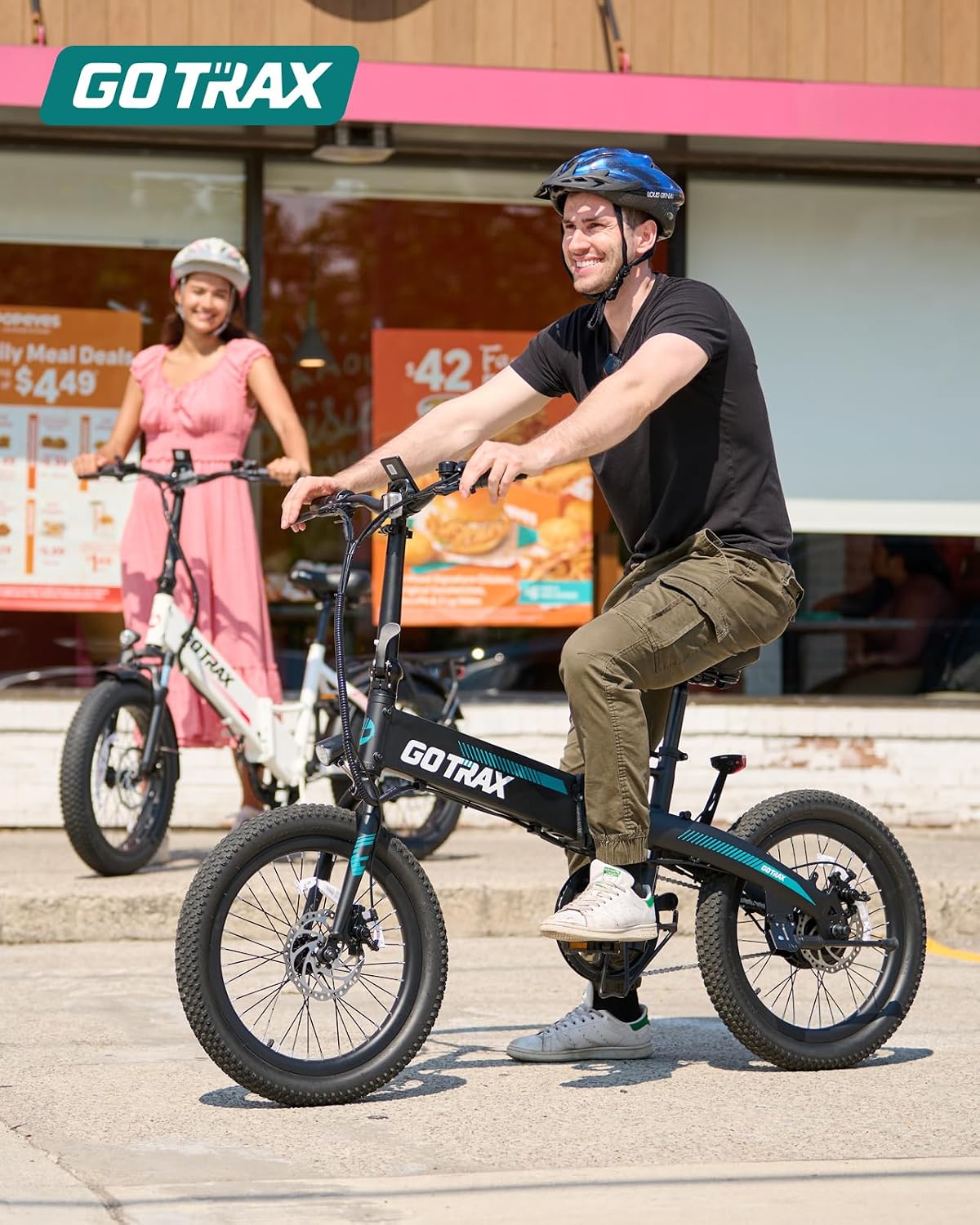 Gotrax 20' Folding Electric Bike with 40Miles (Pedal-assist1) by 48V Battery, 20Mph Power by Peak 500W, Adult Electric Bicycle with 5 Pedal-Assist Levels& LCD Display, Suitable for Commuting