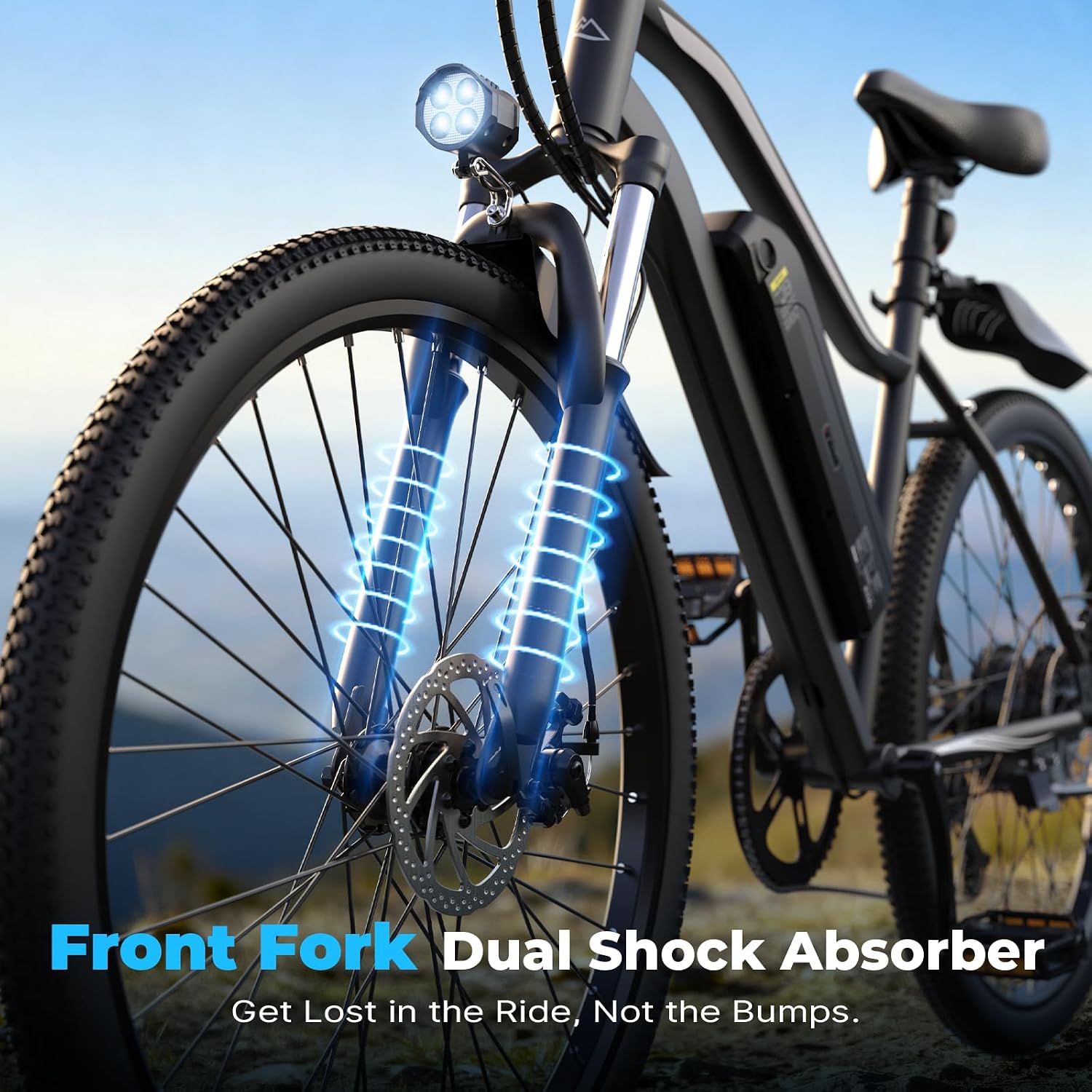 Electric Bike - 750W/1000W/1500W Motor Electric Bicycle, 20MPH, 55/70/80 Miles, Removable Battery, Shock Absorber, 5 Speed E Bike, 26' Tire Commuter Electric Bicycle for Adults