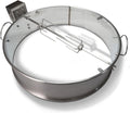 Slow 'N Sear® Rotisserie Kit for 22' SnS Grills Kettle Grills, Stainless Steel Accessory Perfect for Even Cooking and Grilling