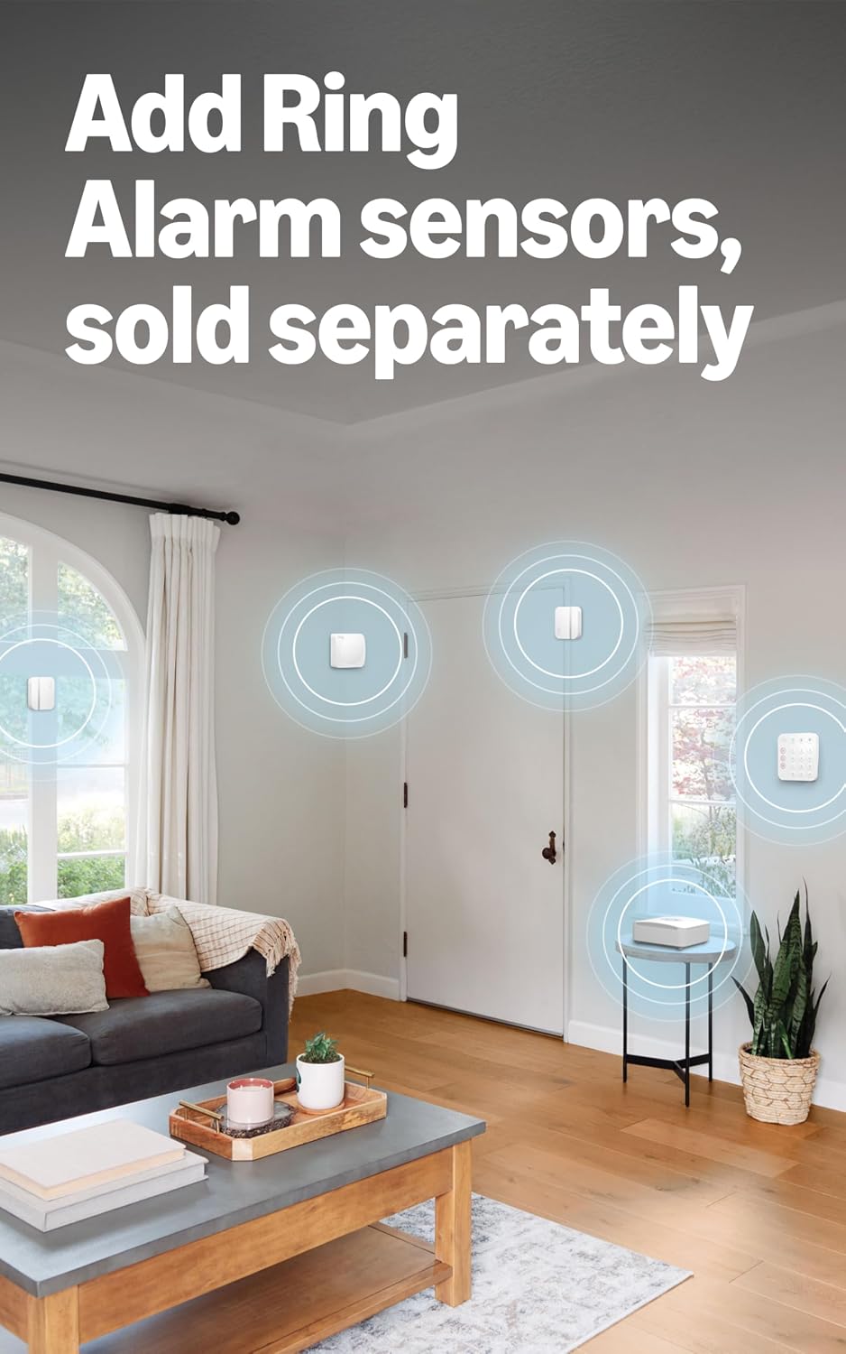 Ring Alarm Base Station (2nd Gen) — 104 dB Siren, Built-in Backup Battery, Connects to Ring Alarm Sensors and Keypad, sold separately