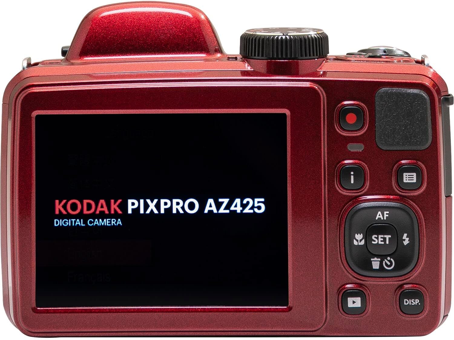 Kodak PIXPRO AZ425 Digital Camera 42X Optical Zoom (Red), Camera Case, 128GB Memory Card