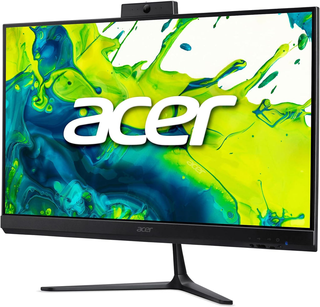 Acer Aspire C24 AIO Desktop | 23.8' Full HD IPS 120Hz Display | Intel Core i3-1305U | Intel UHD Graphics | 8GB DDR4 | 512GB PCIe SSD | Wi-Fi 6 | USB Keyboard & Mouse | C24-2YE13U3UNL-UR11