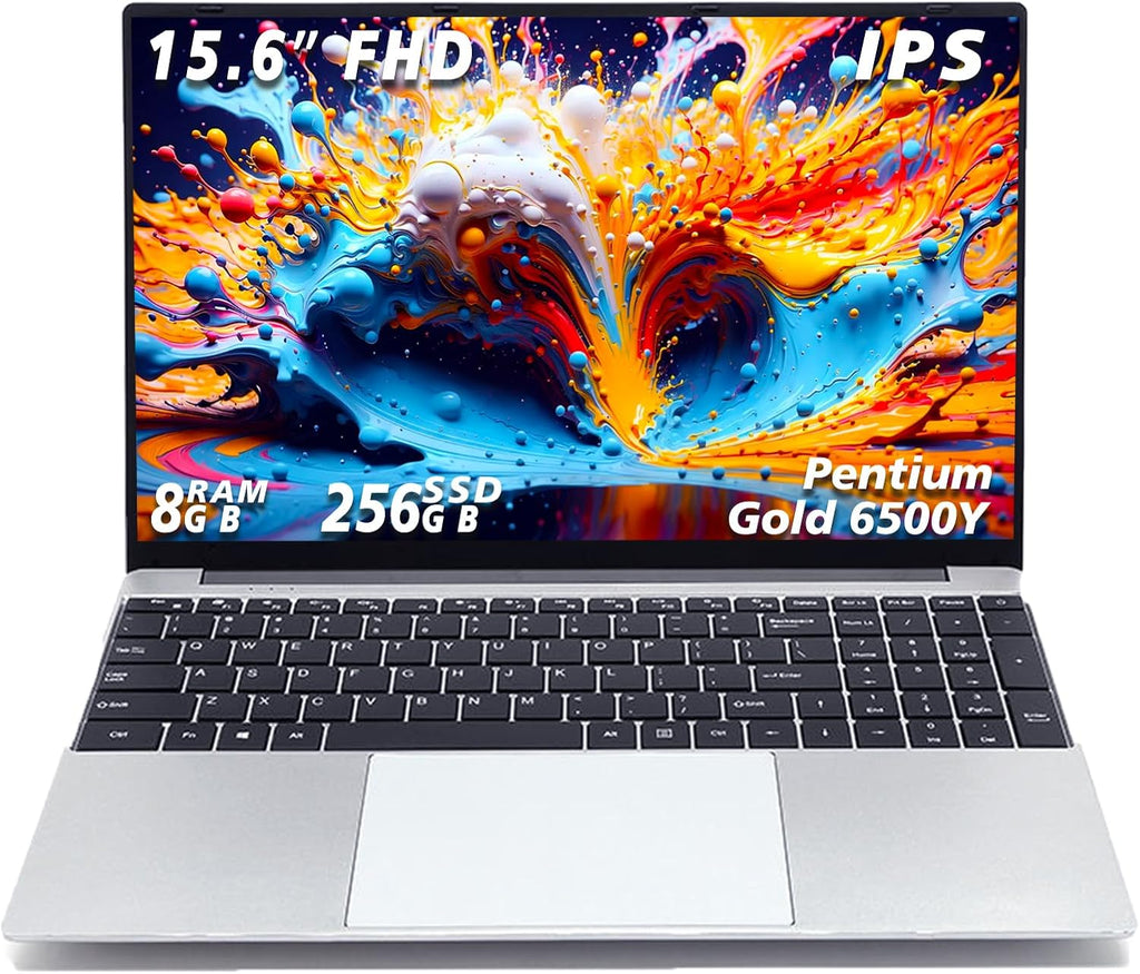 Laptop Computer, 15 Inch Laptop,Backlit Keyboard, Win 11, 8GB RAM,256 SSD,Celeron Quad-Core Processor(Up to 3.4GHz), IPS Full HD Display with, Type-C, Wi-Fi, USB3.0