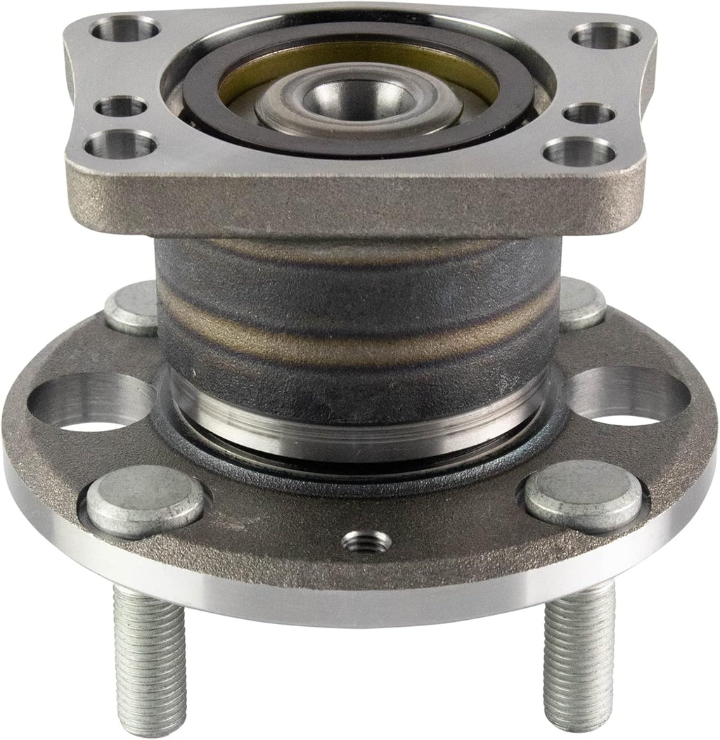 TRQ Rear Left and Right Wheel Bearing and Hub Assembly Set 2 Piece Compatible with 2011-2014 Mazda 2