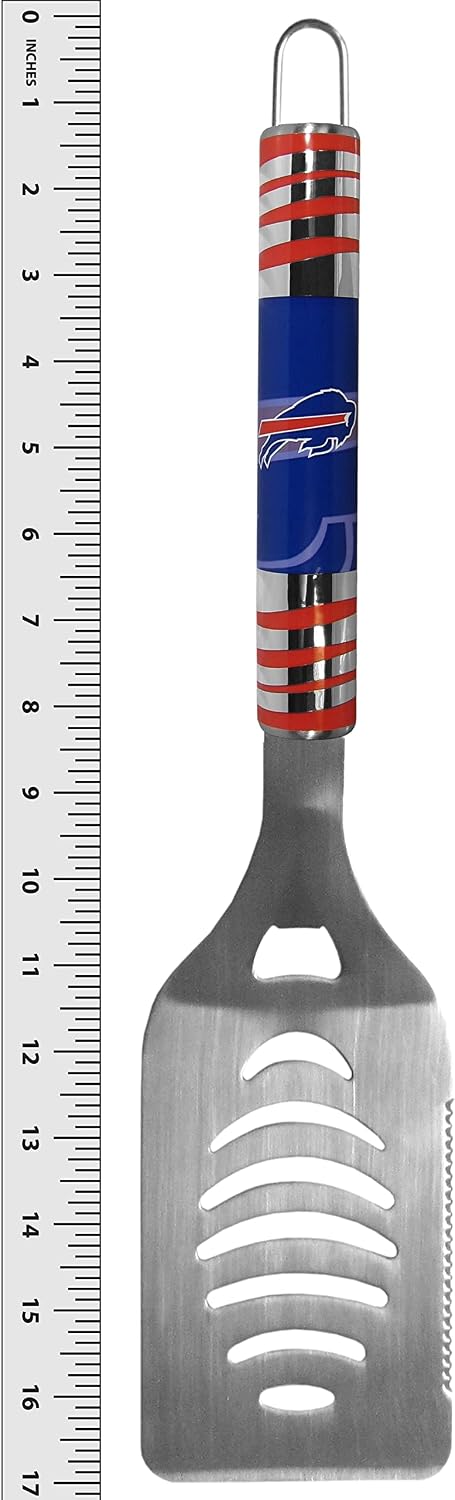 NFL Siskiyou Sports Fan Shop Buffalo Bills Steel Tailgater BBQ Set w/Case 8 piece Gray