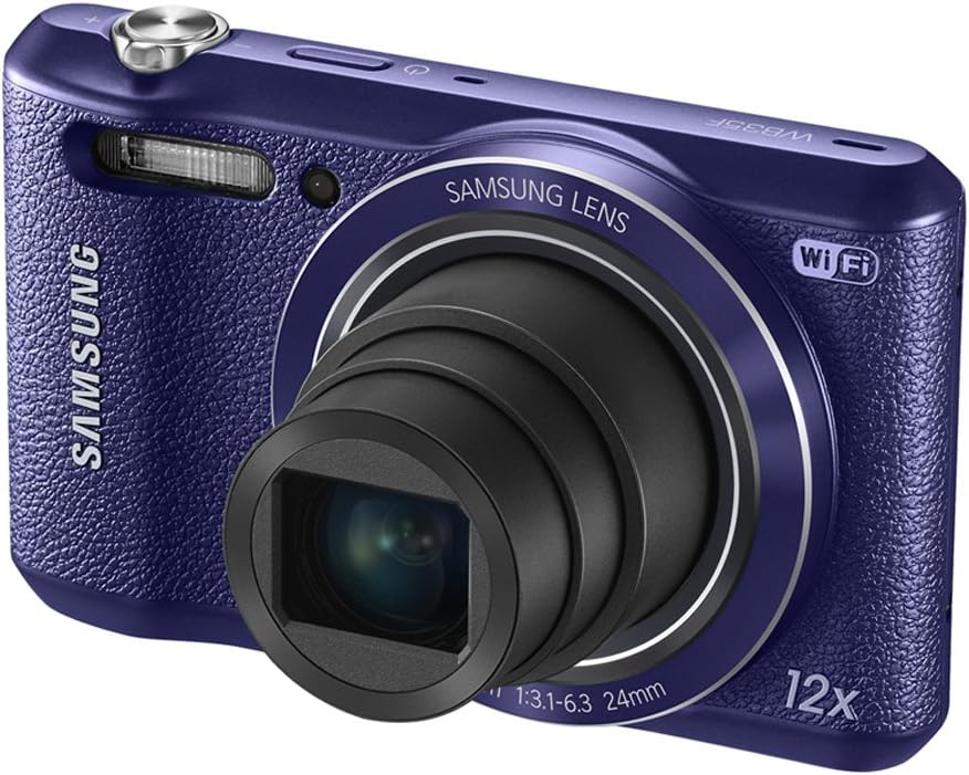 Samsung WB35F 16.2MP Smart WiFi & NFC Digital Camera with 12x Optical Zoom and 2.7' LCD (Plum)