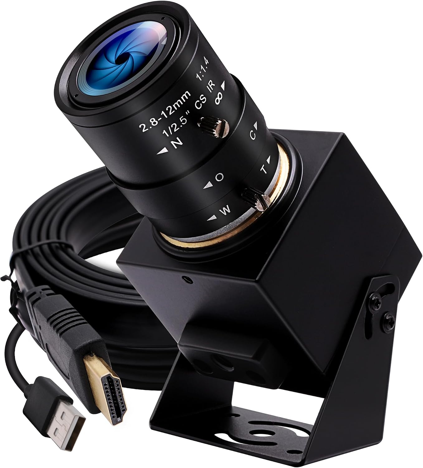 1080P HDMI Camera 4K USB Webcam for Live Streaming 30FPS 4X Optical Zoom Lens USB HDMI Simultaneous Output Video Camera Close-up PC Camers Plug and Play for Linux Raspberry Pi Jetson Nano