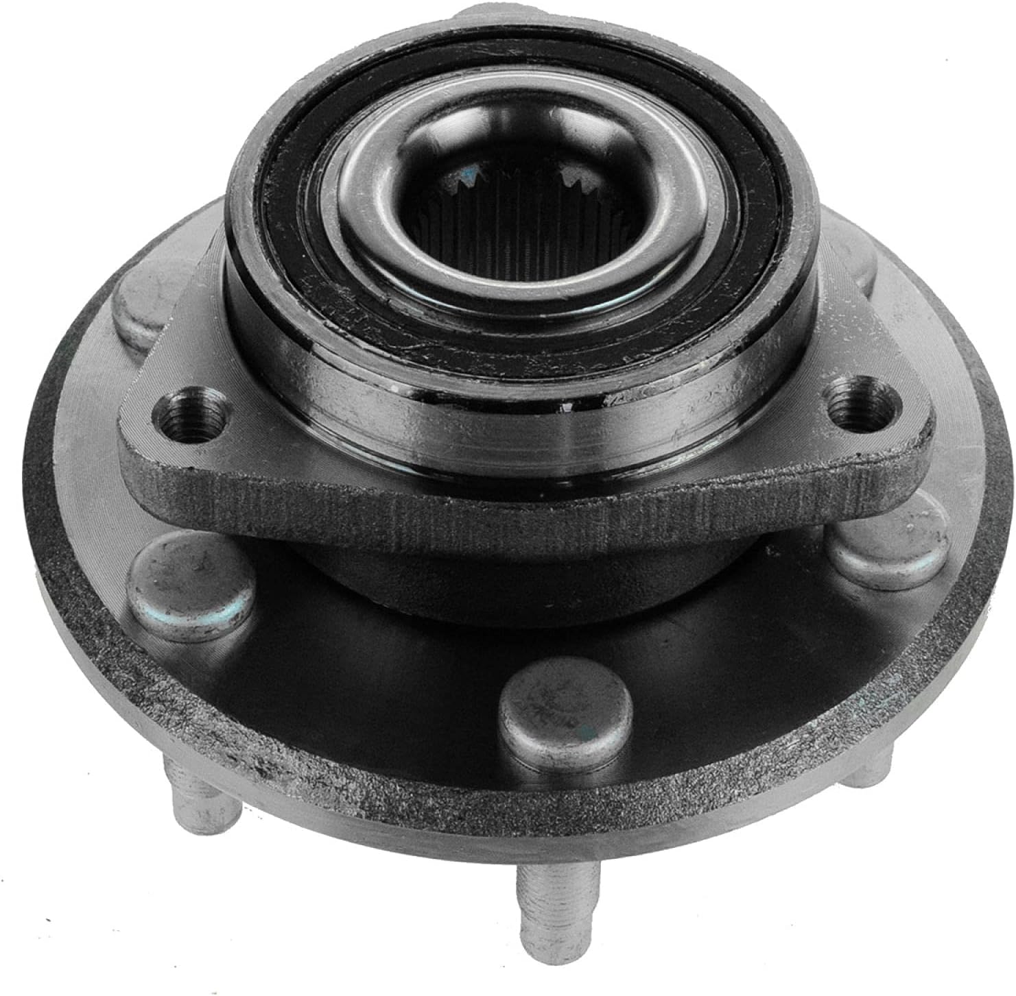 TRQ Front and Rear Wheel Bearing and Hub Assembly Set 4 Piece Compatible with 2008-2017 Buick Enclave 2009-2017 Chevrolet Traverse 2007-2016 GMC Acadia 2017 Acadia Limited 2007-2010 Saturn Outlook